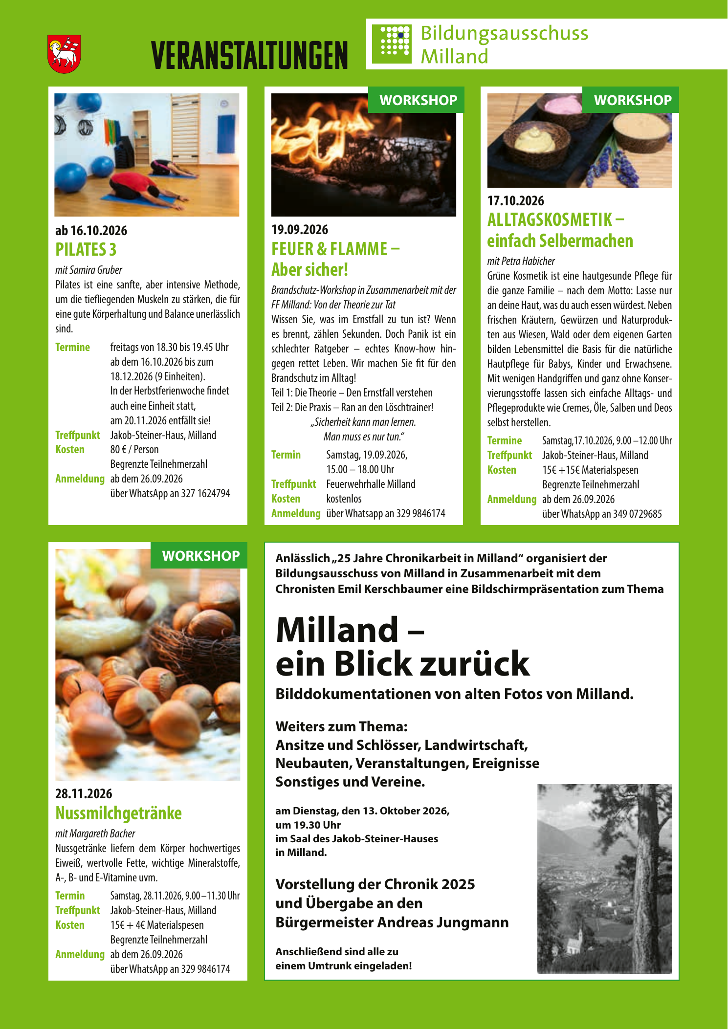 Veranstaltungen der MiZe - Seite 2